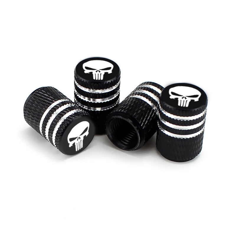Long Tooth Skull Car Tire Valve ATS Car Design
