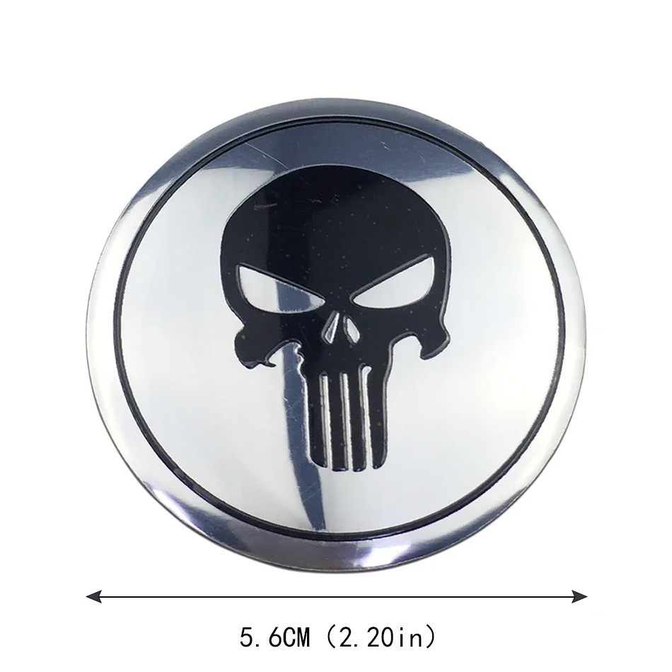 Punisher Wheel Hub Decals ATS Car Design