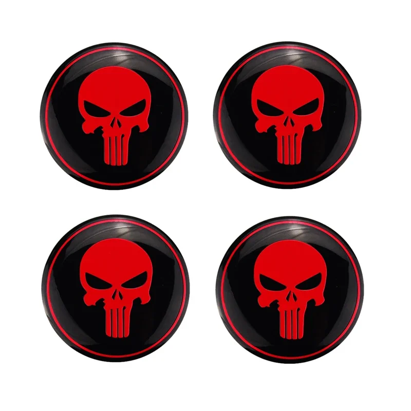 Punisher Wheel Hub Decals ATS Car Design