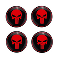 Punisher Wheel Hub Decals ATS Car Design