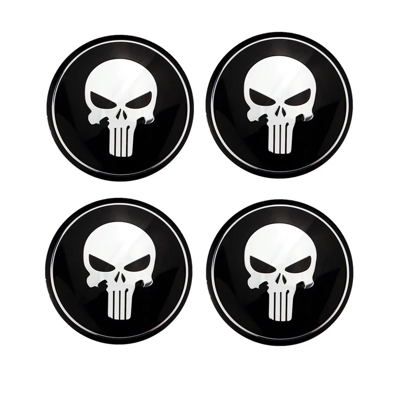 Punisher Wheel Hub Decals ATS Car Design