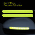 Car Reflective Rearview Mirror Warning Sticker Reversing Mirror Night Safety Reflection Warning Strip Anti-collision Scratch Sticker ATS Car Design