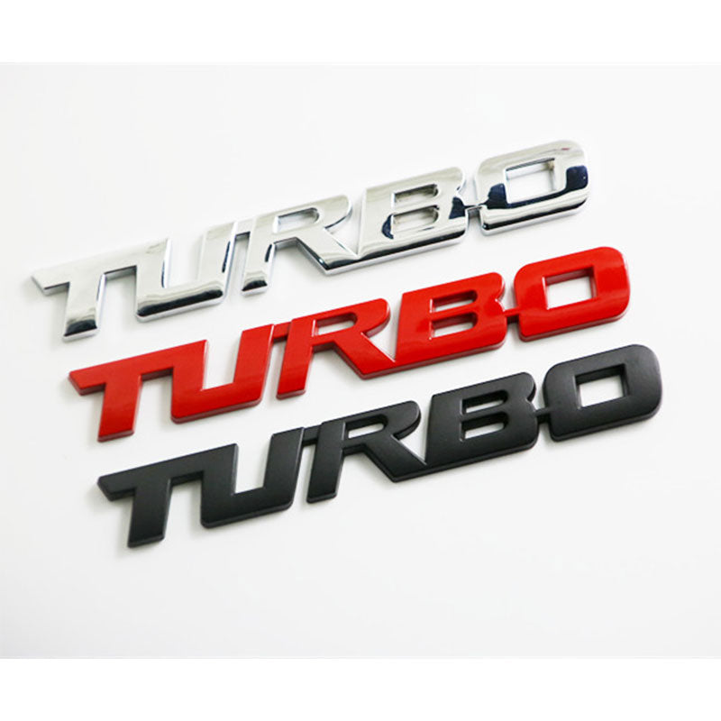 TURBO Aluminium Badge Emblem ATS Car Design
