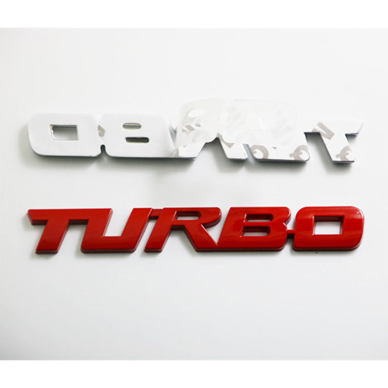 TURBO Aluminium Badge Emblem ATS Car Design
