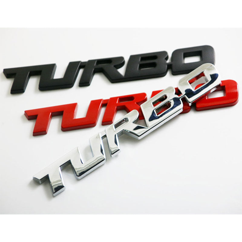 TURBO Aluminium Badge Emblem ATS Car Design