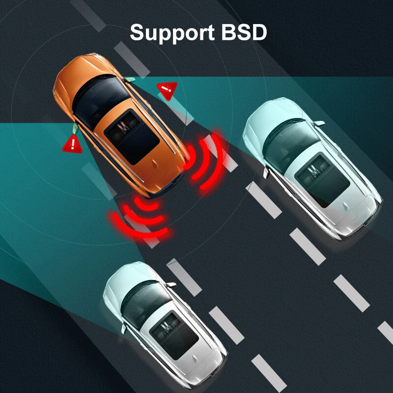 Touchscreen Display Smart Mirrow Dashcam ATS Car Design