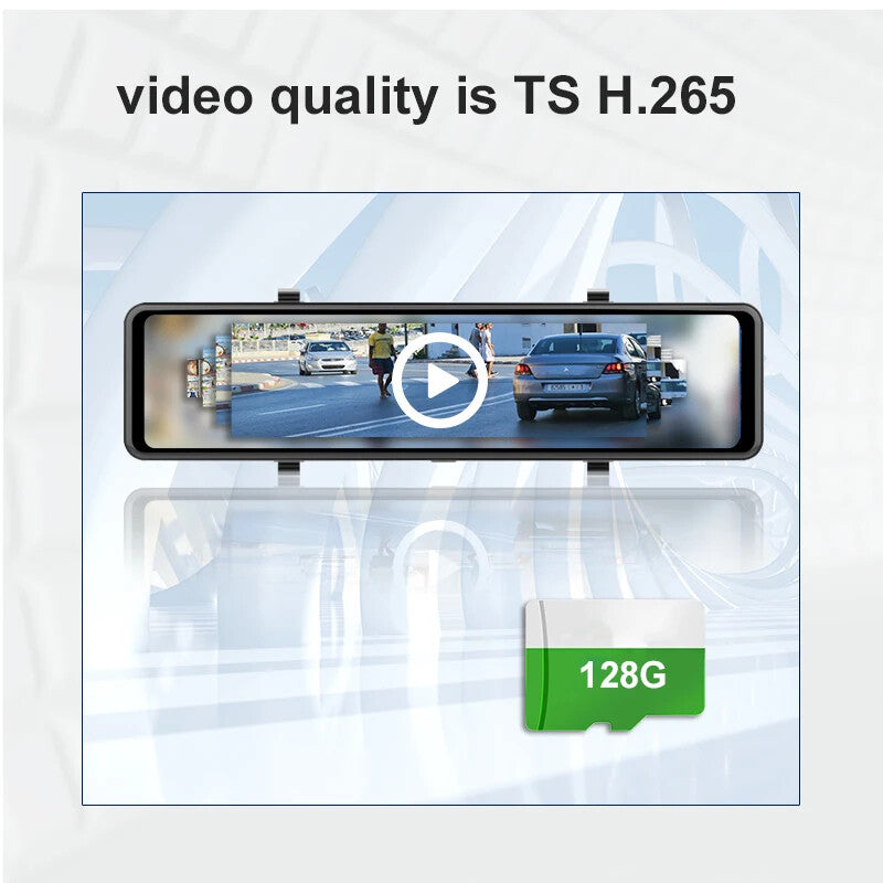 Touchscreen Display Smart Mirrow Dashcam ATS Car Design