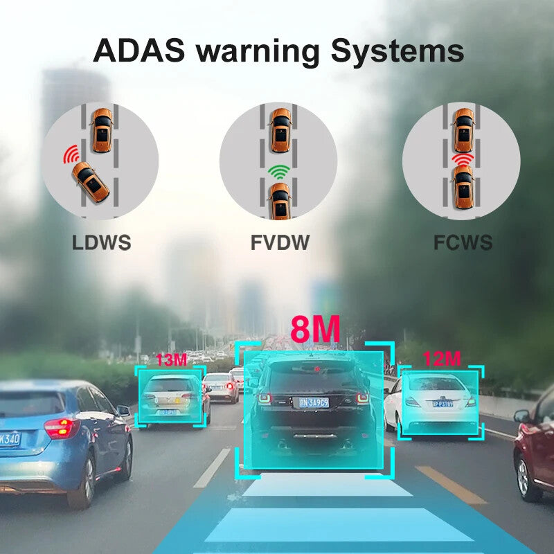 Touchscreen Display Smart Mirrow Dashcam ATS Car Design