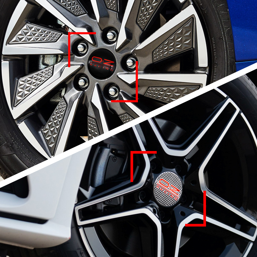 OZ Wheel Hub Decals ATS Car Design