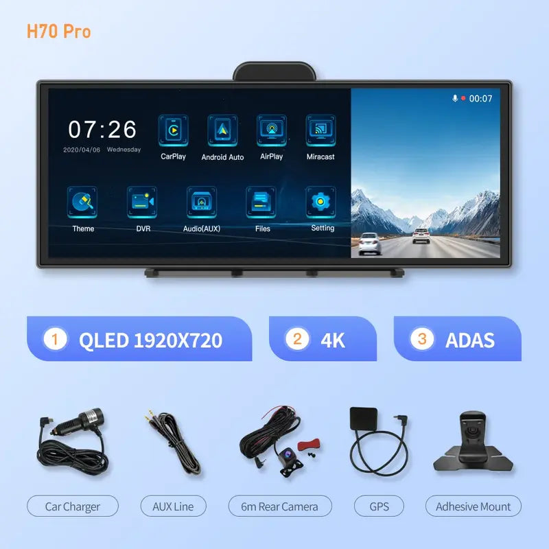 Android Touchscreen Dashcam Headunit Radio ATS Car Design
