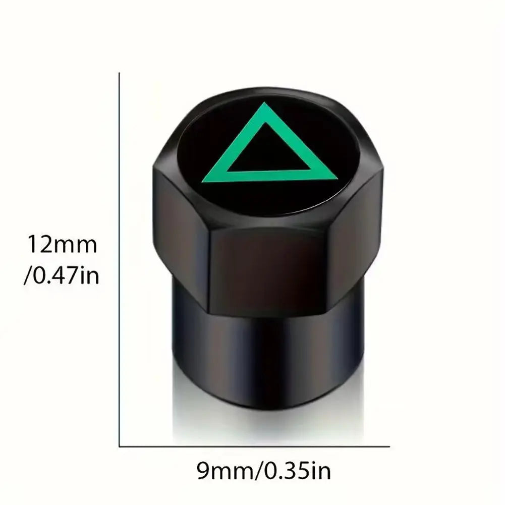 Playstation Game Button Tire Valve Caps ATS Car Design