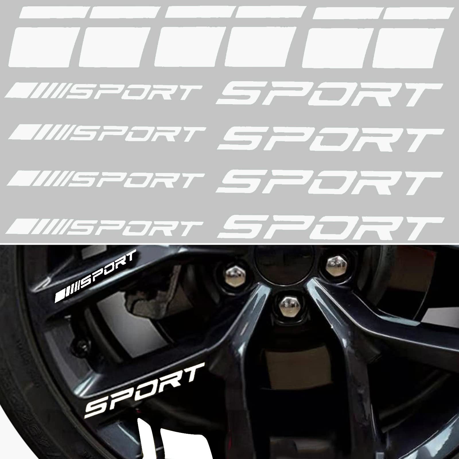 Wheel Rim Stripe Stickers – Reflective Sport Accent ATS Car Design