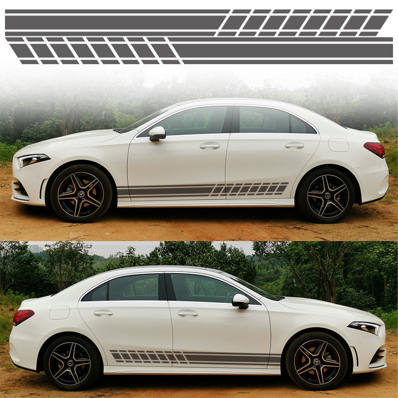 Car Waist Line Latte Art Stickers Universal Decorative Sticker ATS Car Design