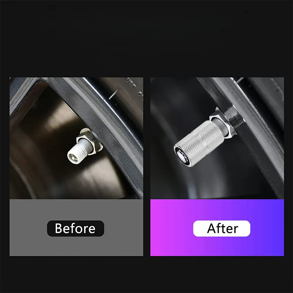 Skull Aluminium Tire Valve Caps ATS Car Design