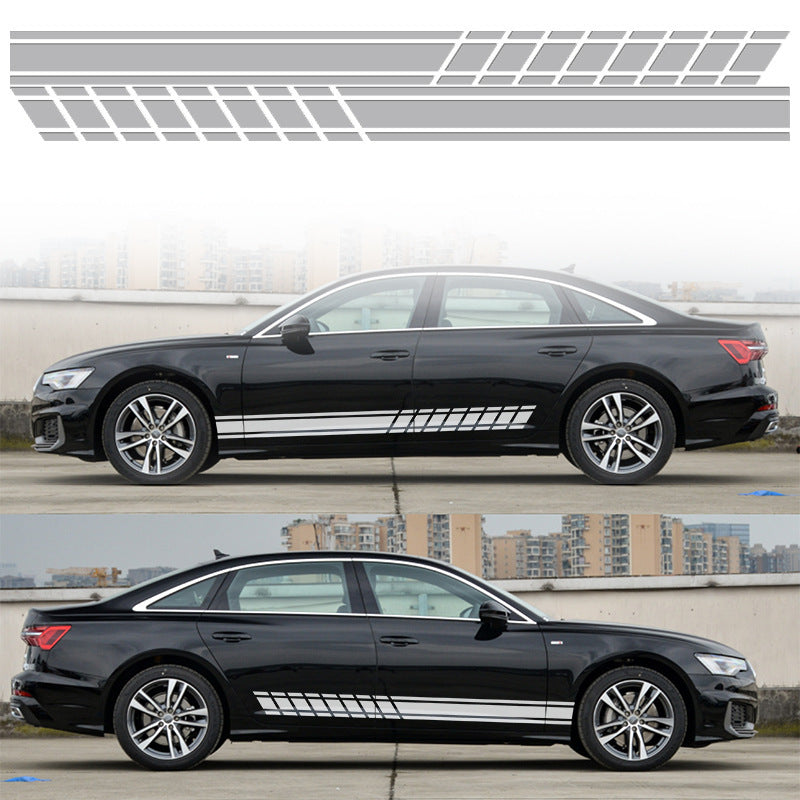Car Waist Line Latte Art Stickers Universal Decorative Sticker ATS Car Design
