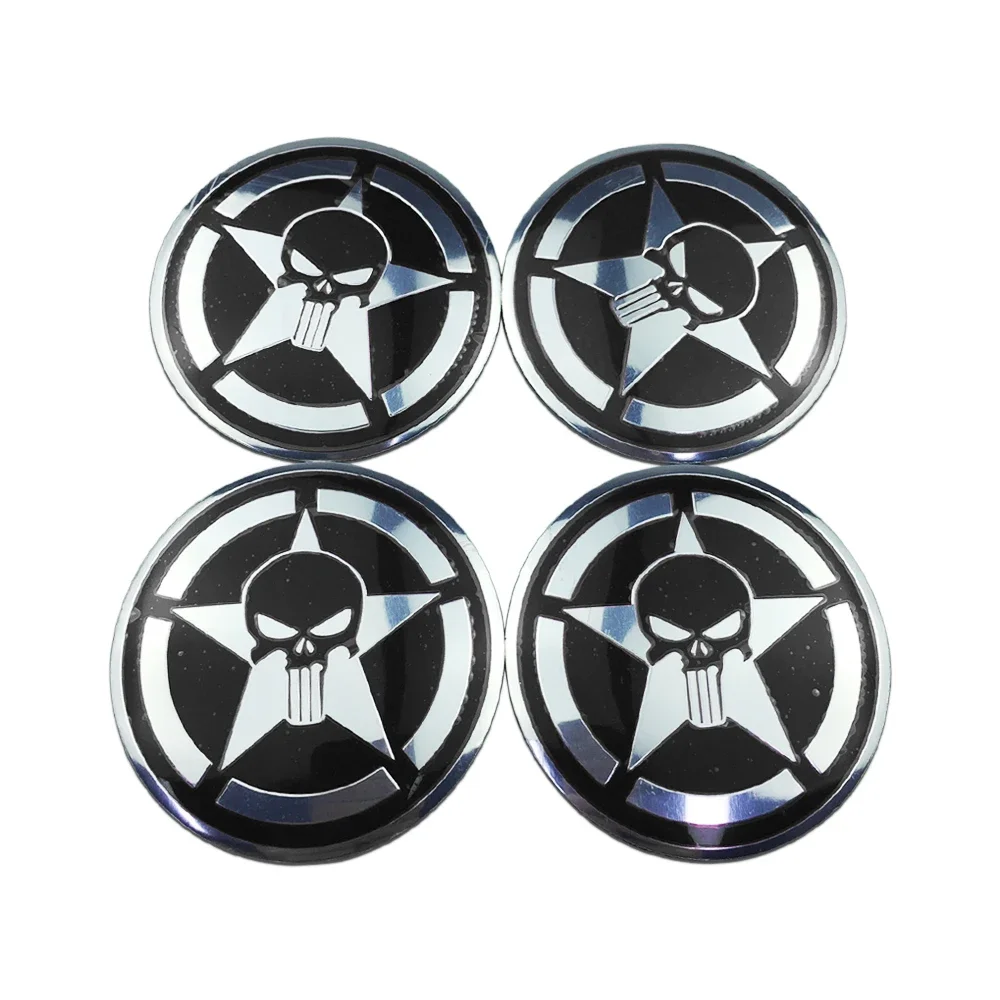 Punisher Wheel Hub Decals ATS Car Design