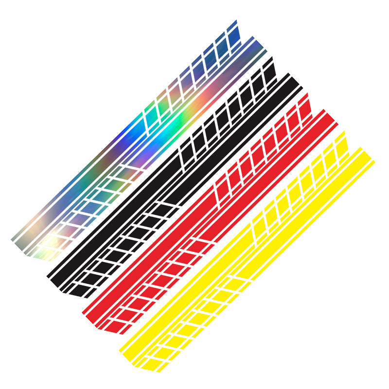 Car Waist Line Latte Art Stickers Universal Decorative Sticker ATS Car Design