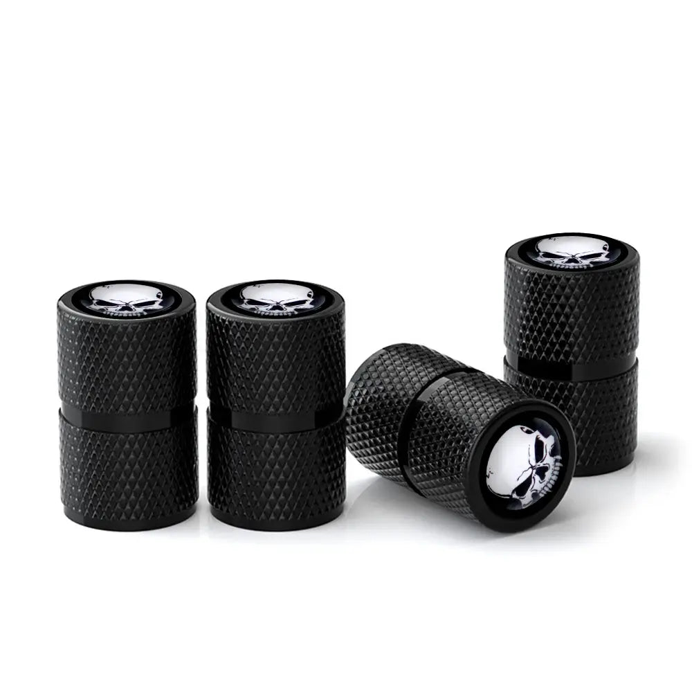 Skull Aluminium Tire Valve Caps ATS Car Design