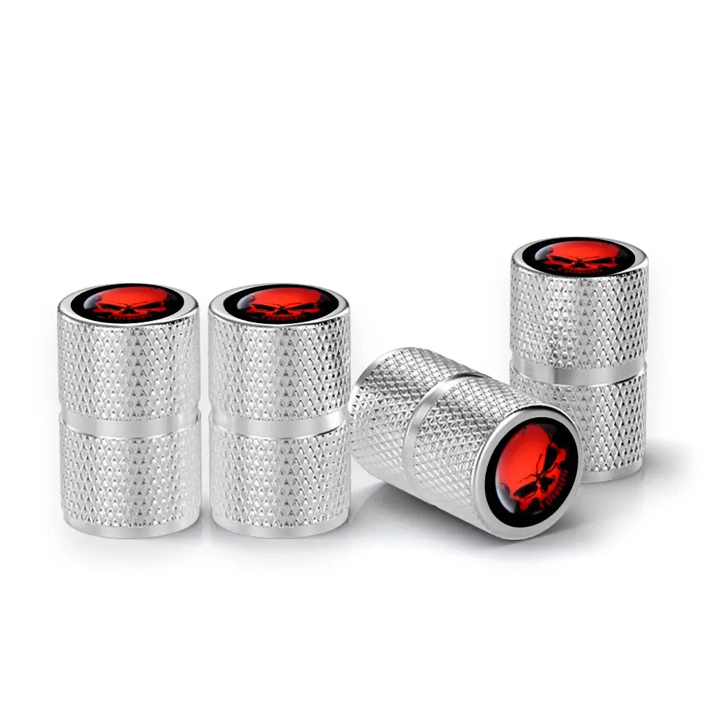 Skull Aluminium Tire Valve Caps ATS Car Design