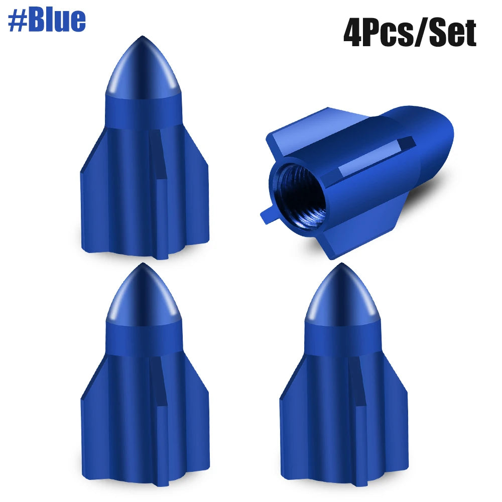 Rocket Arrow Granate Tire Valve Caps ATS Car Design