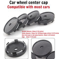 4pcs Car Spare Parts New Style Car Wheel Center Cap Car Wheel Center Cap 4pcs 60mm Black Center Hub Cap Hub Cover Cap ATS Car Design