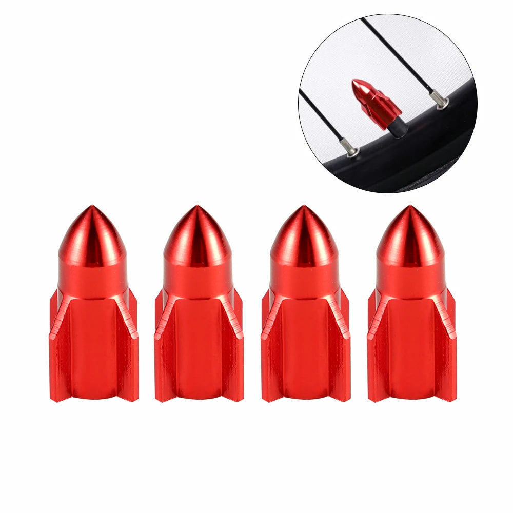Rocket Arrow Granate Tire Valve Caps ATS Car Design