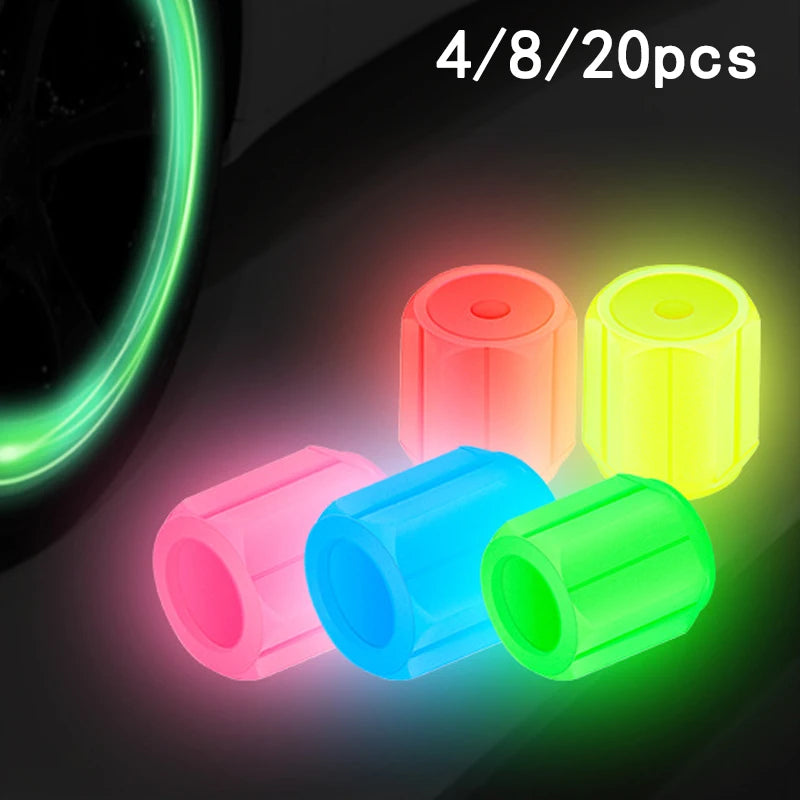 Luminous Tire Valve Caps ATS Car Design
