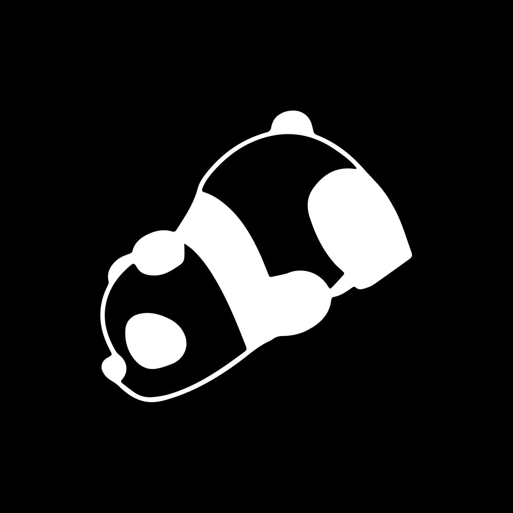 Panda Car Decal Sticker – Cute Waterproof Side Window Vinyl ATS Car Design