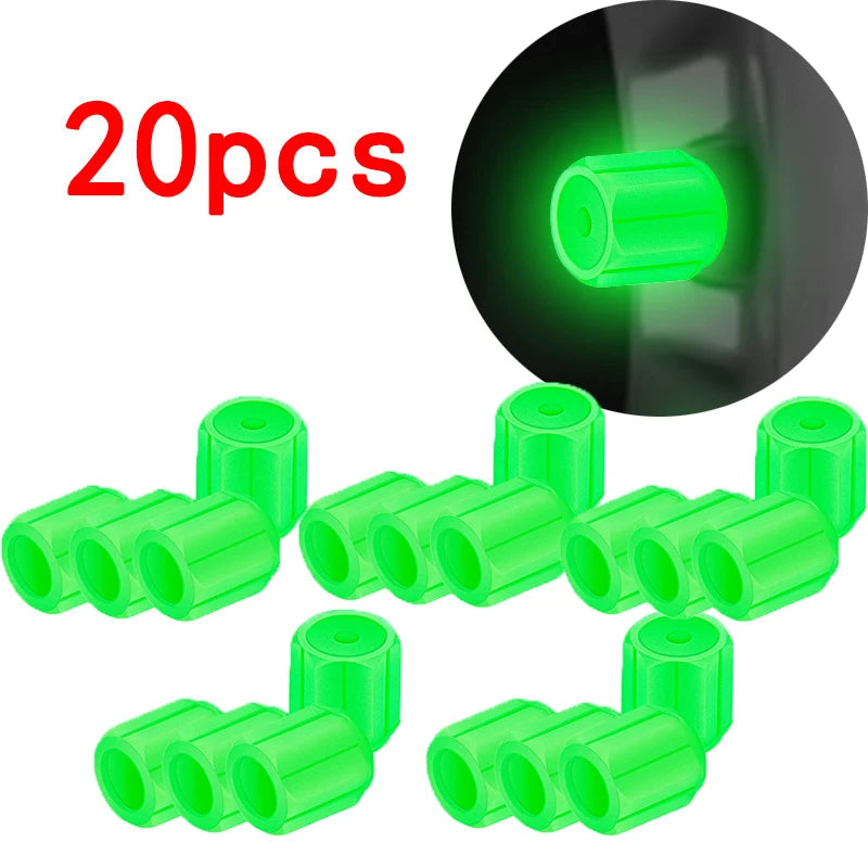 Luminous Tire Valve Caps ATS Car Design