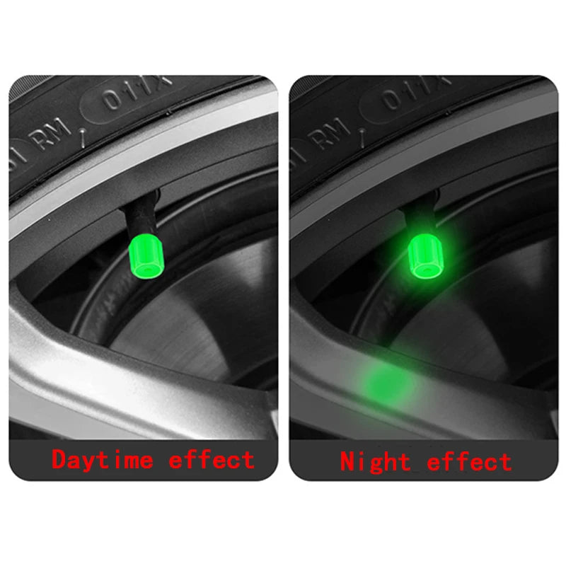 Luminous Tire Valve Caps ATS Car Design