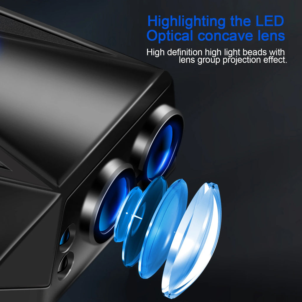 Car Dynamic Welcome Light Rechargeable Door Light Induction Door Opening Projection Wiring-Free Atmosphere Decorative Light ATS Car Design