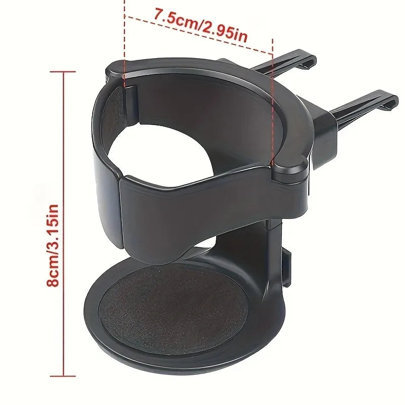 Air Vent Cup Holder – Secure Adjustable Drink Mount ATS Car Design