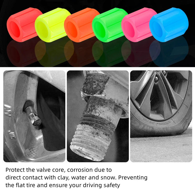 Luminous Tire Valve Caps ATS Car Design