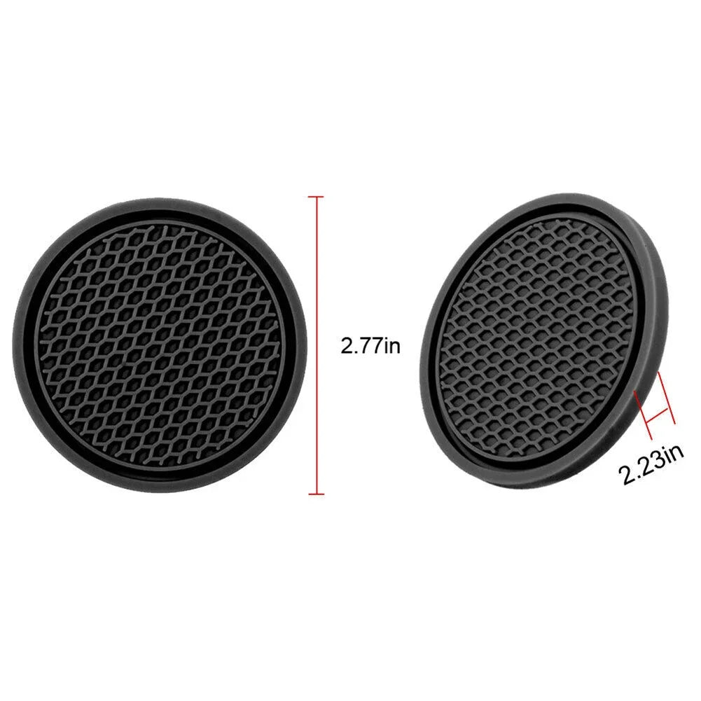 Silicone Cup Holder Coasters – Anti-Slip Interior Protection ATS Car Design