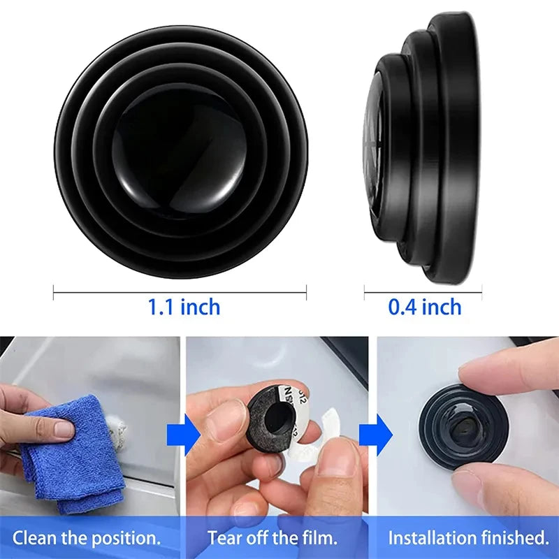 10/20 Pcs Car Door Pads Shock-Absorbing and Silent Mat Anti-collision Silicone Door Protector Stickers Buffer Gasket Accessory ATS Car Design