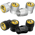 Rockstar Aluminium Tire Valve Caps ATS Car Design