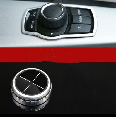 Multimedia Button Sticker For Car Large Knob Cover ATS Car Design