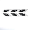 Car Body Sticker Carbon Fiber Grain Leaf Board Reflective Sticker Hood Lamp Eyebrow Anti Scratch Thickened Drip Adhesive Warning Sticker ATS Car Design